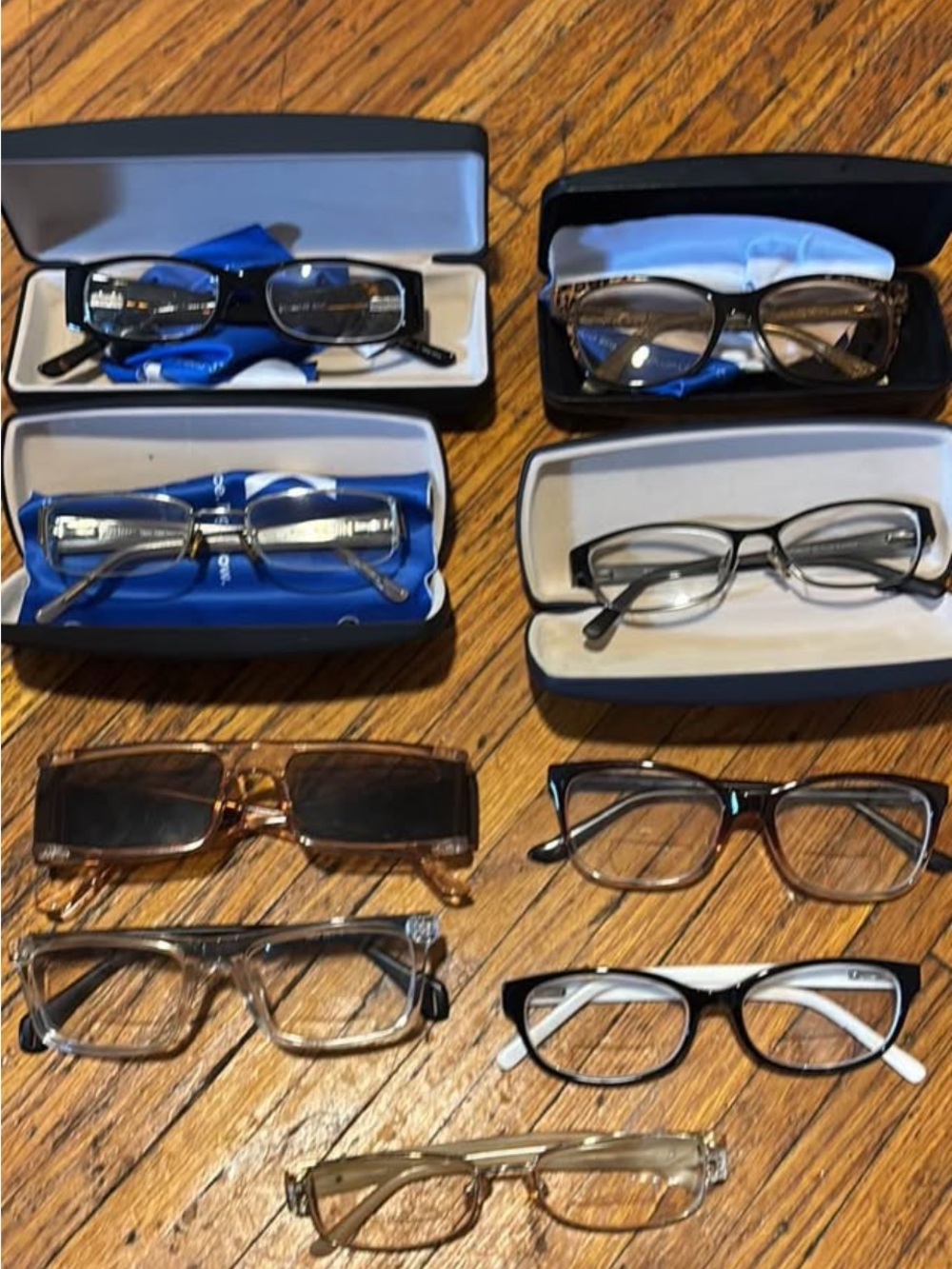 Assorted Women's Reading Glasses Pack - Black, Brown, Tortoiseshell, Clear